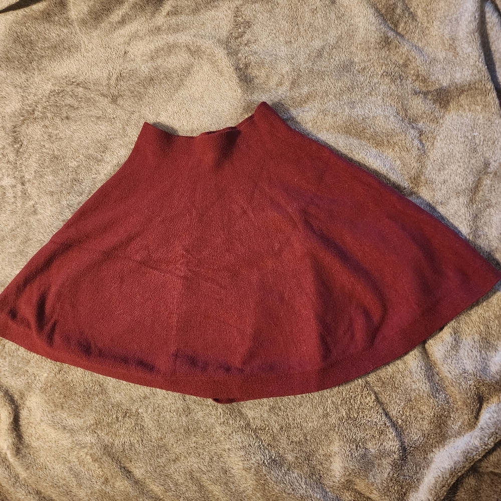 Primark Circle Skirt - Small - Burgundy